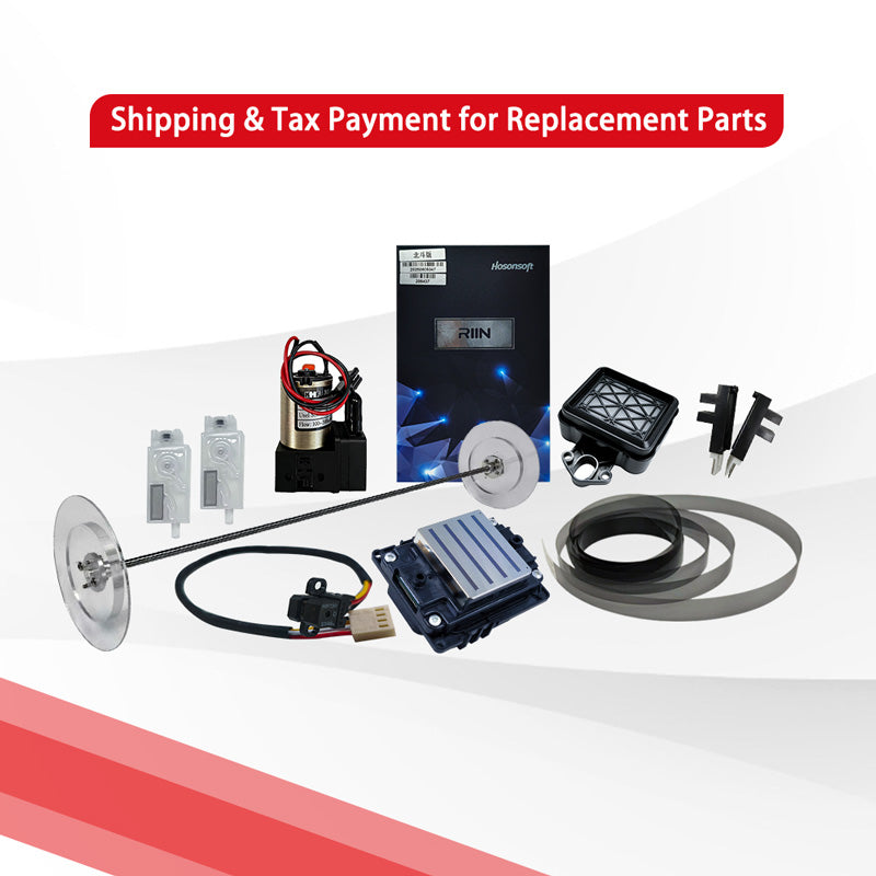 Shipping & Tax Payment for Replacement Parts