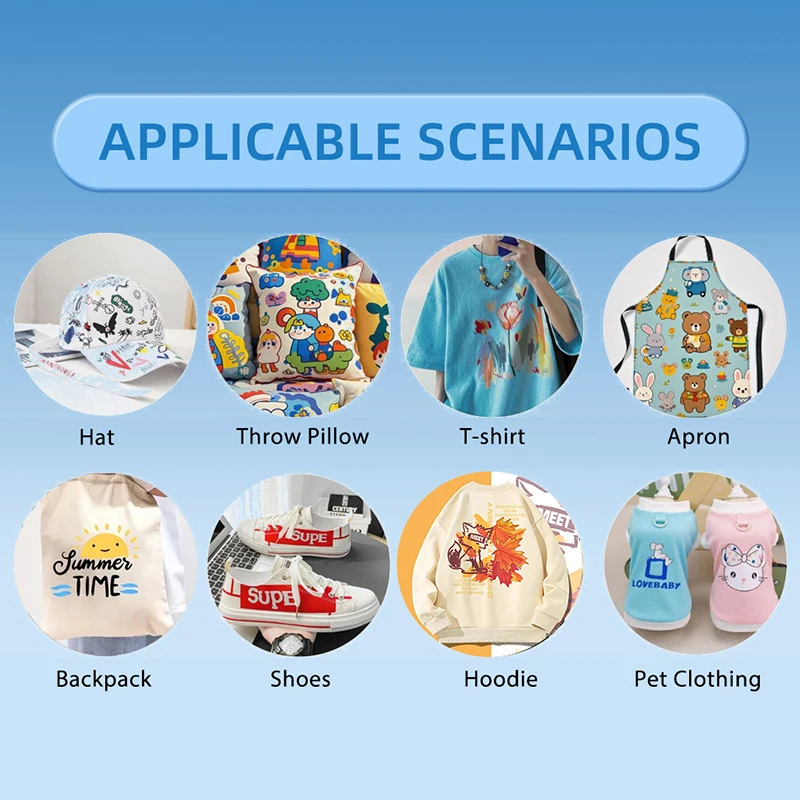 HEYME 2 Roll 60cmx100m/24inx328ft DTF Transfer Film Hot Peel Instant Film Double Side Matte Direct Transfer Film for Heyme Printer