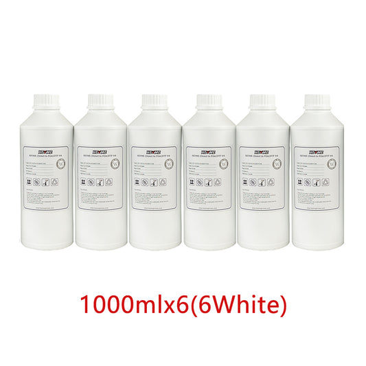 HEYME DTF White Ink Set | Pure White | 6 Bottles 1000ml | US Warehouse