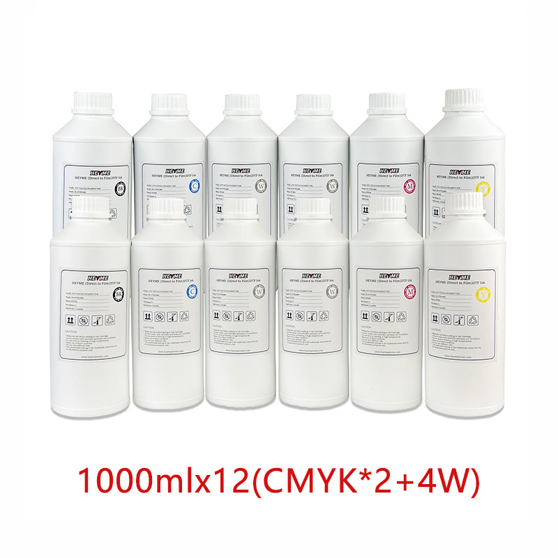 DTF Printer Ink Set | 1000ml/Bottle | Premium Anti-Settling