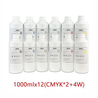 DTF Printer Ink Set | 1000ml/Bottle | Premium Anti-Settling